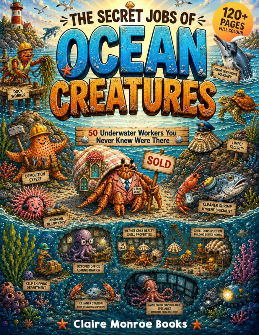 The Secret Jobs of Ocean Creatures For Kids Aged 6 to 10: An Illustrated Fun Animal Encyclopedia