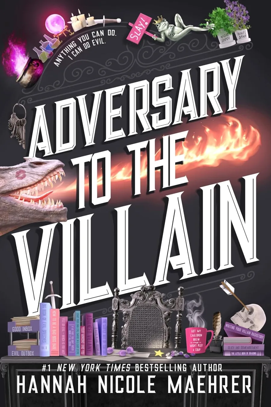 Adversary to the Villain: A Cozy Fantasy Romantic Comedy (Assistant and the Villain Book 4)