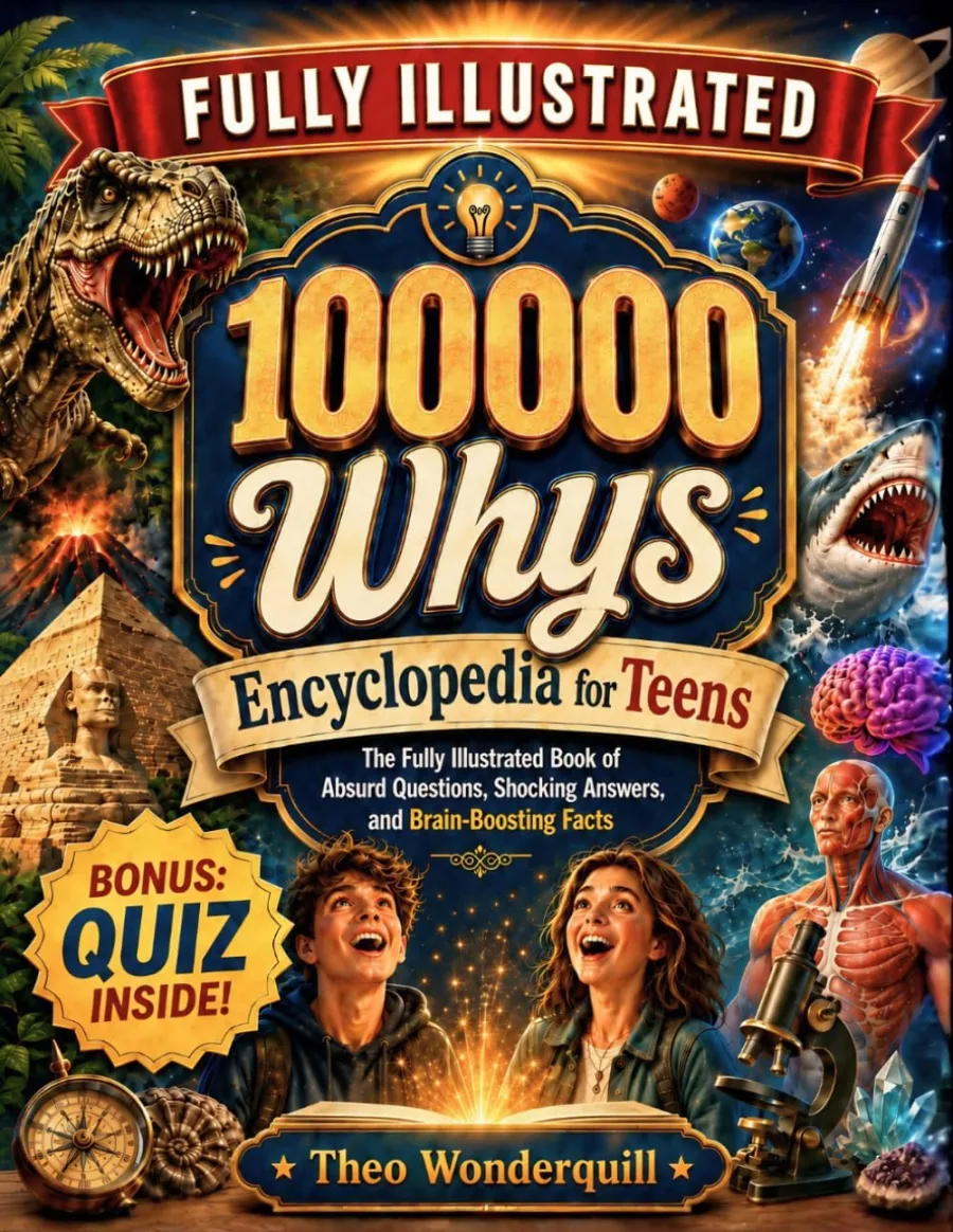 100000 Whys Encyclopedia for Teens: The Fully Illustrated Book of Absurd Questions, Shocking Answers