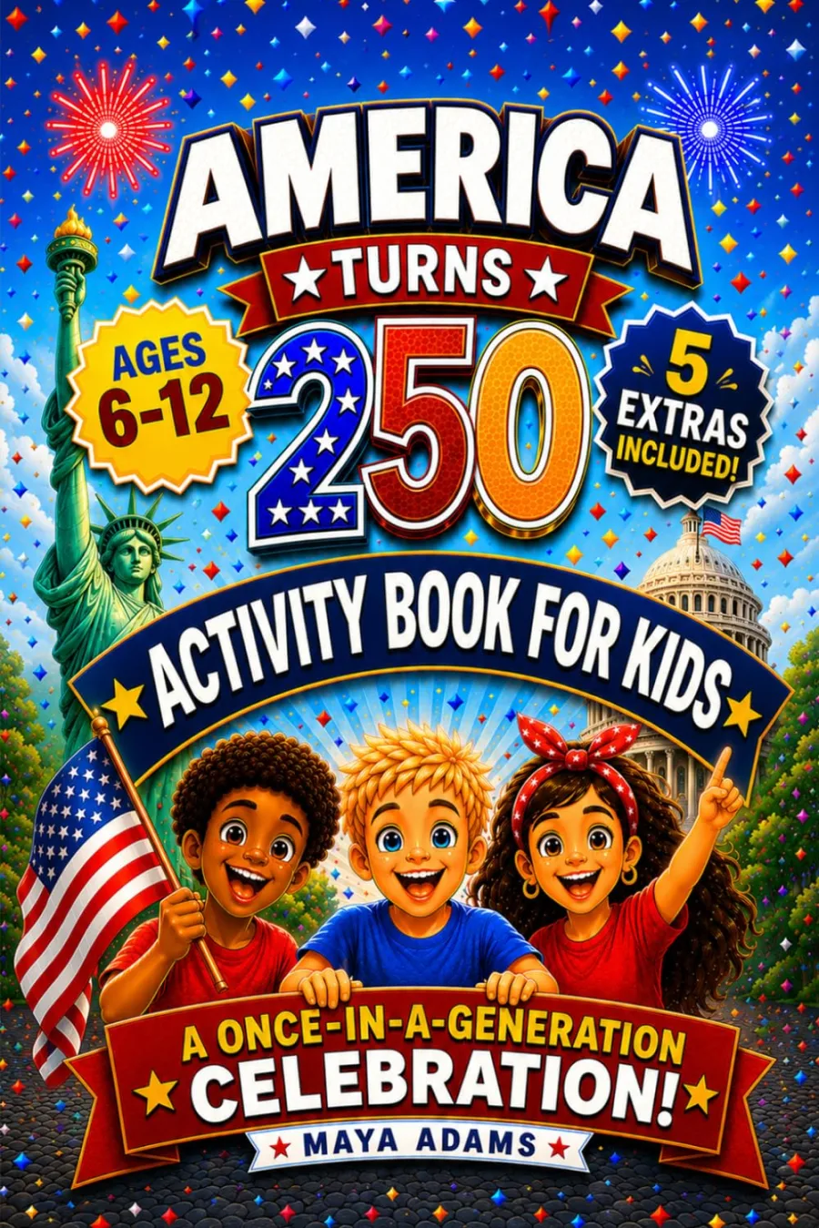 America Turns 250 — Activity Book for Kids