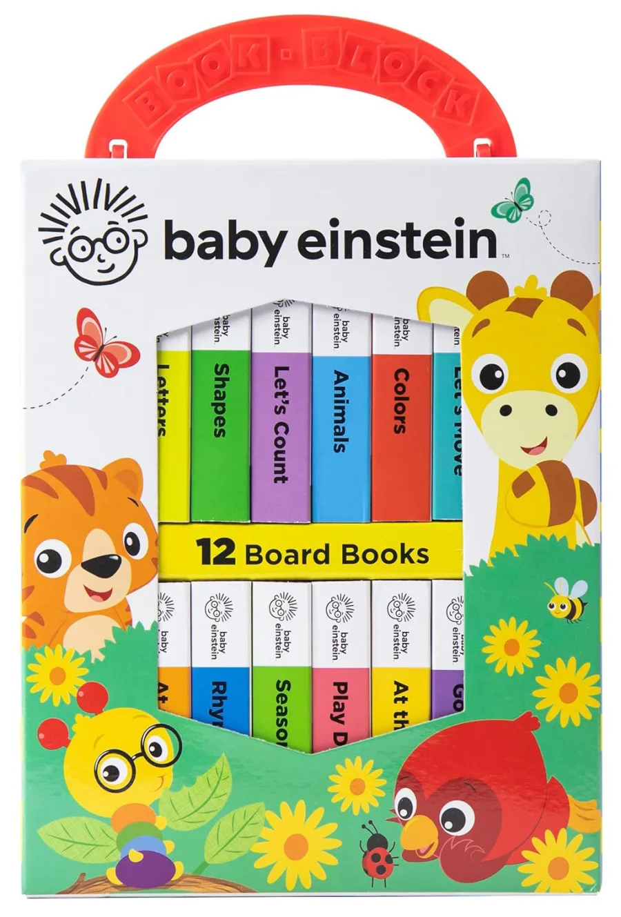 Baby Einstein - My First Library Board Book Block 12-Book Set