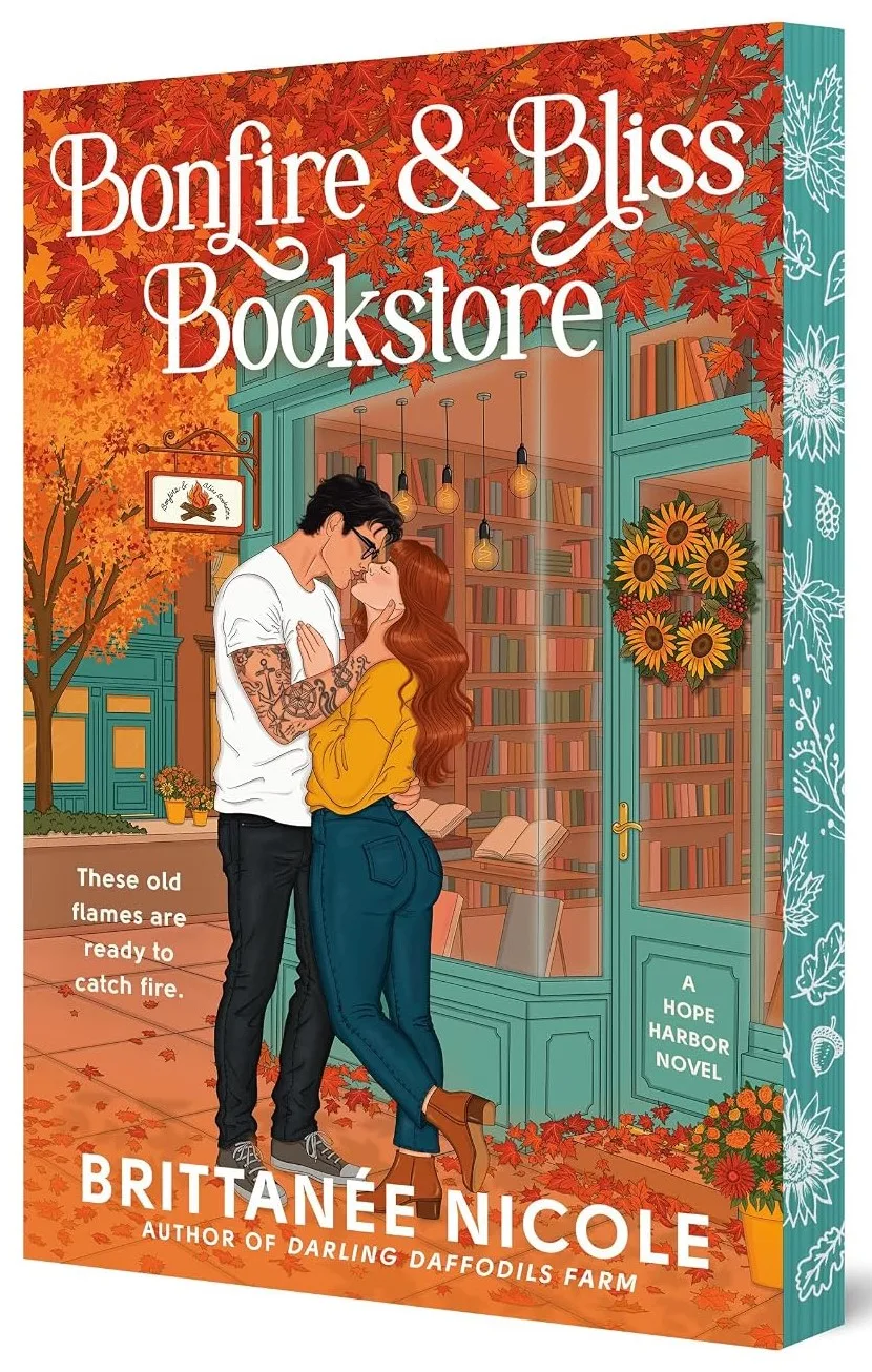 Bonfire and Bliss Bookstore (A Hope Harbor Novel): A Cozy Fall Romance