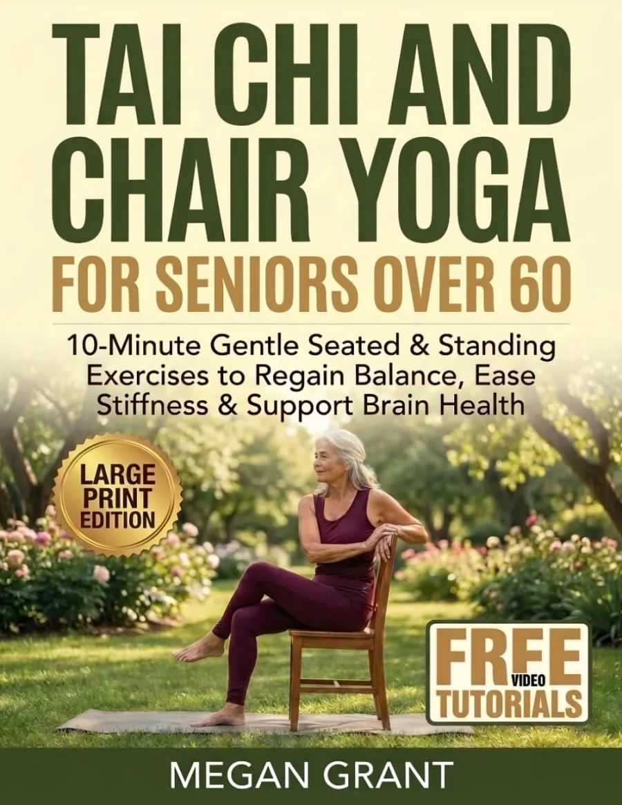 Tai Chi & Chair Yoga for Seniors Over 60: 10-Minute Gentle Seated & Standing Exercises to Regain