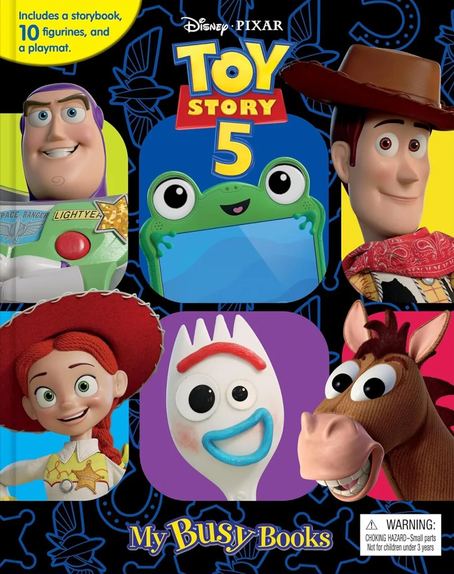 Disney / Pixar Toy Story 5 My Busy Books - Storybook, 10 figurines, playmat