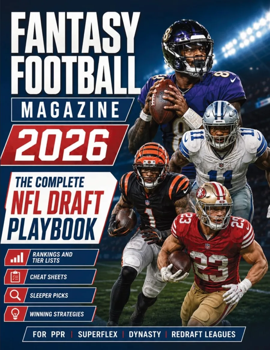 Fantasy Football Magazine 2026: The Complete NFL Draft Playbook With Rankings