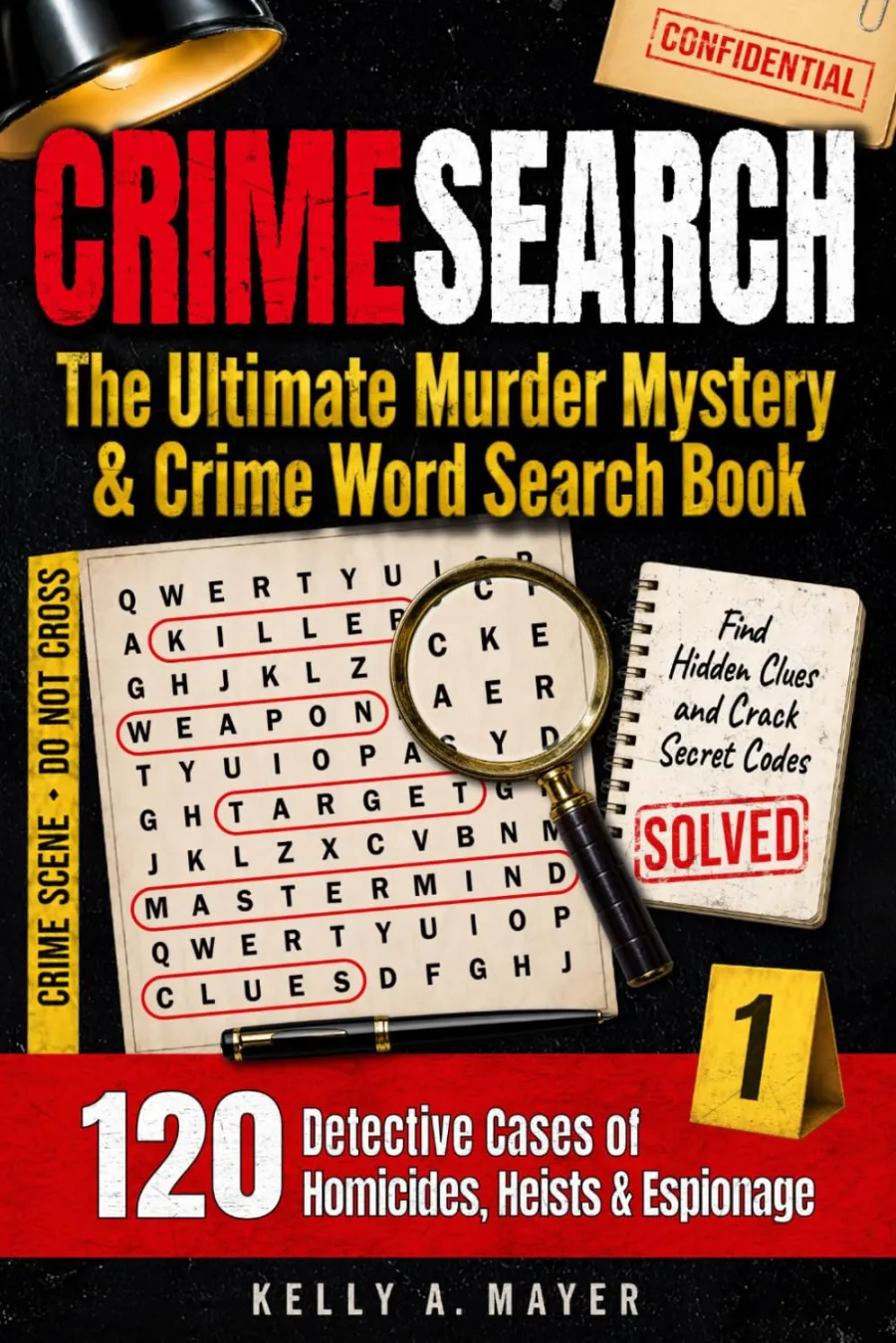 CRIMESEARCH | The Ultimate Murder Mystery & Crime Word Search Book