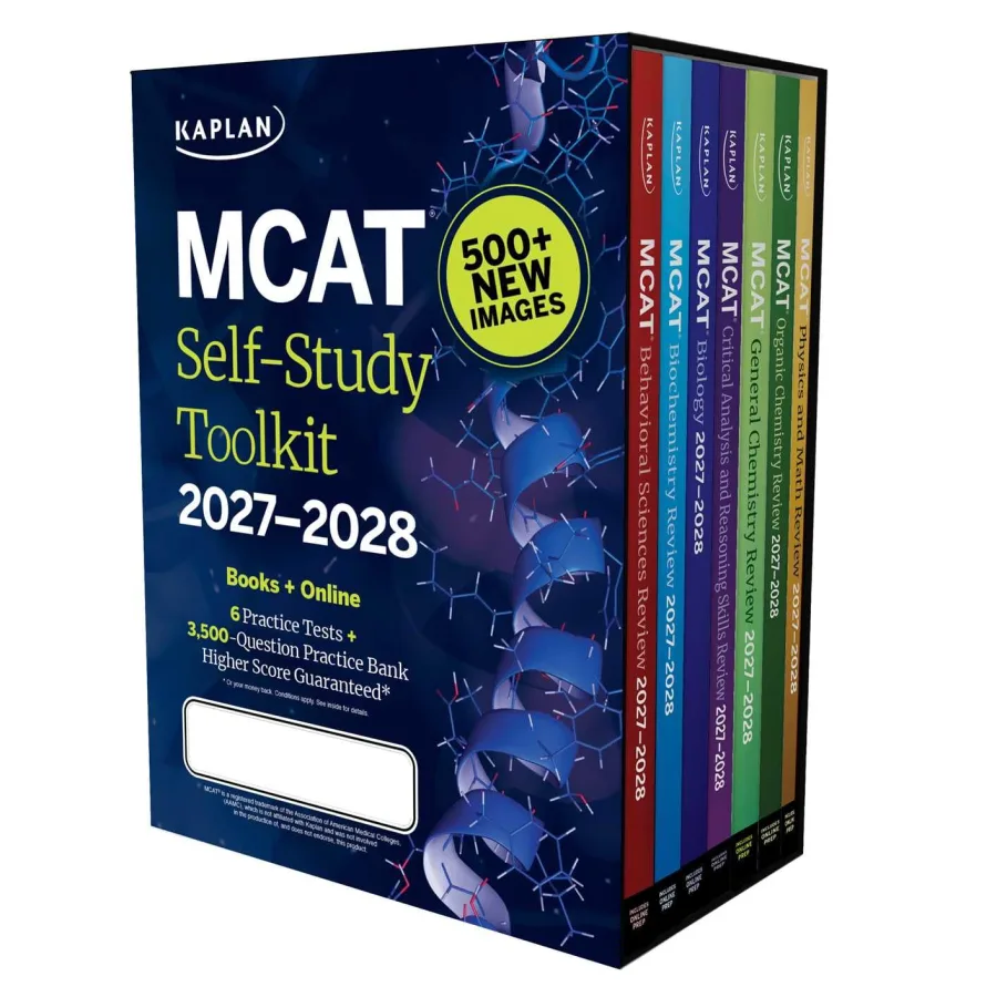 MCAT Self-Study Toolkit 2027–2028 | All-in-One System: 7-Book Set + 3,000-Q Qbank + 6 Practice Tests