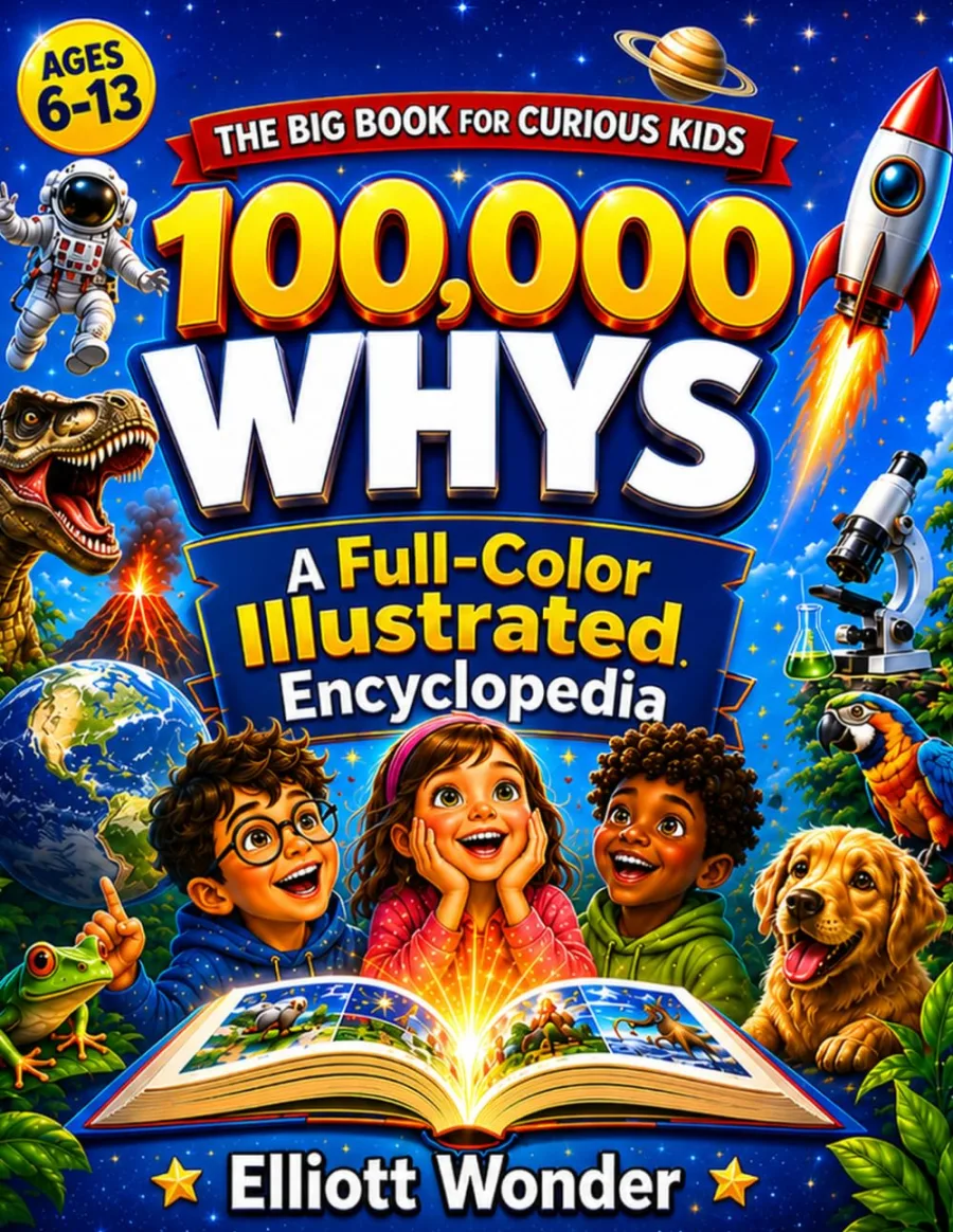 100,000 Whys for Kids: A Full-Color Visual Encyclopedia of Big Questions, Clear Answers
