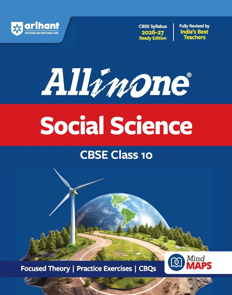 Arihant All in One Social Science Class 10 for CBSE Exam 2026-27 | NCERT Based Complete Theory