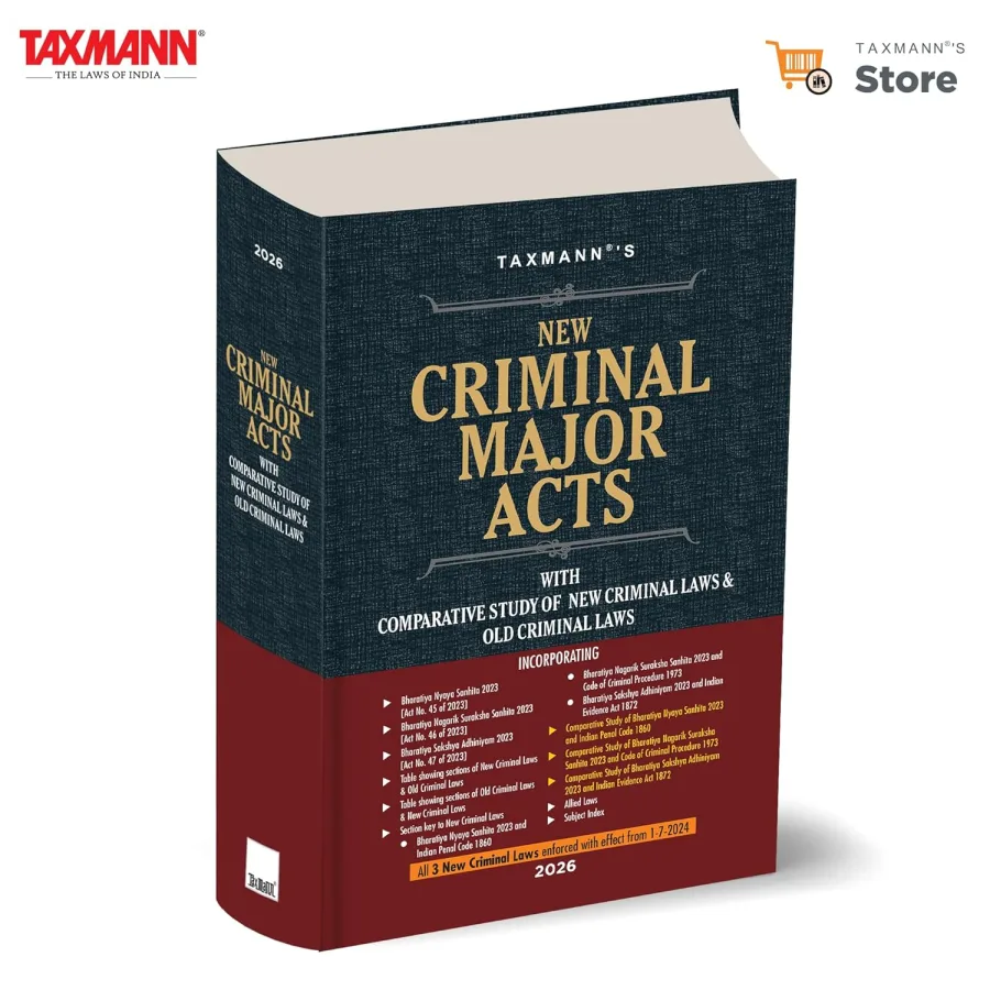Taxmann's New Criminal Major Acts (BNS | BNSS | BSA) [2026 Edition]