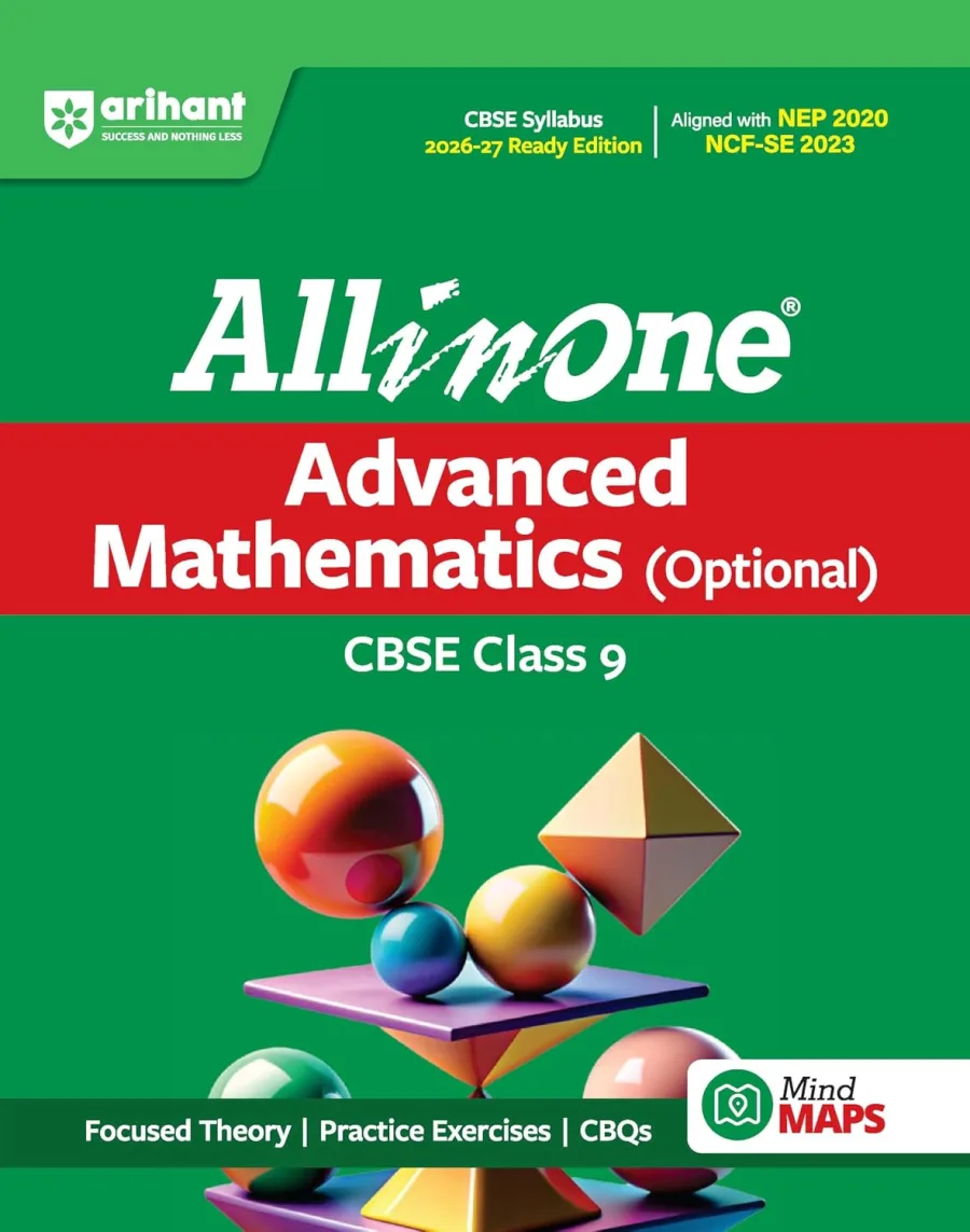 Arihant All in One Advanced Mathematics (Optional) CBSE Class 9 2026-27 | Complete Study Guide