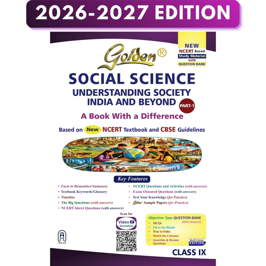Golden Social Science Study Material With Question Bank | Based on New Ncert Understanding Society