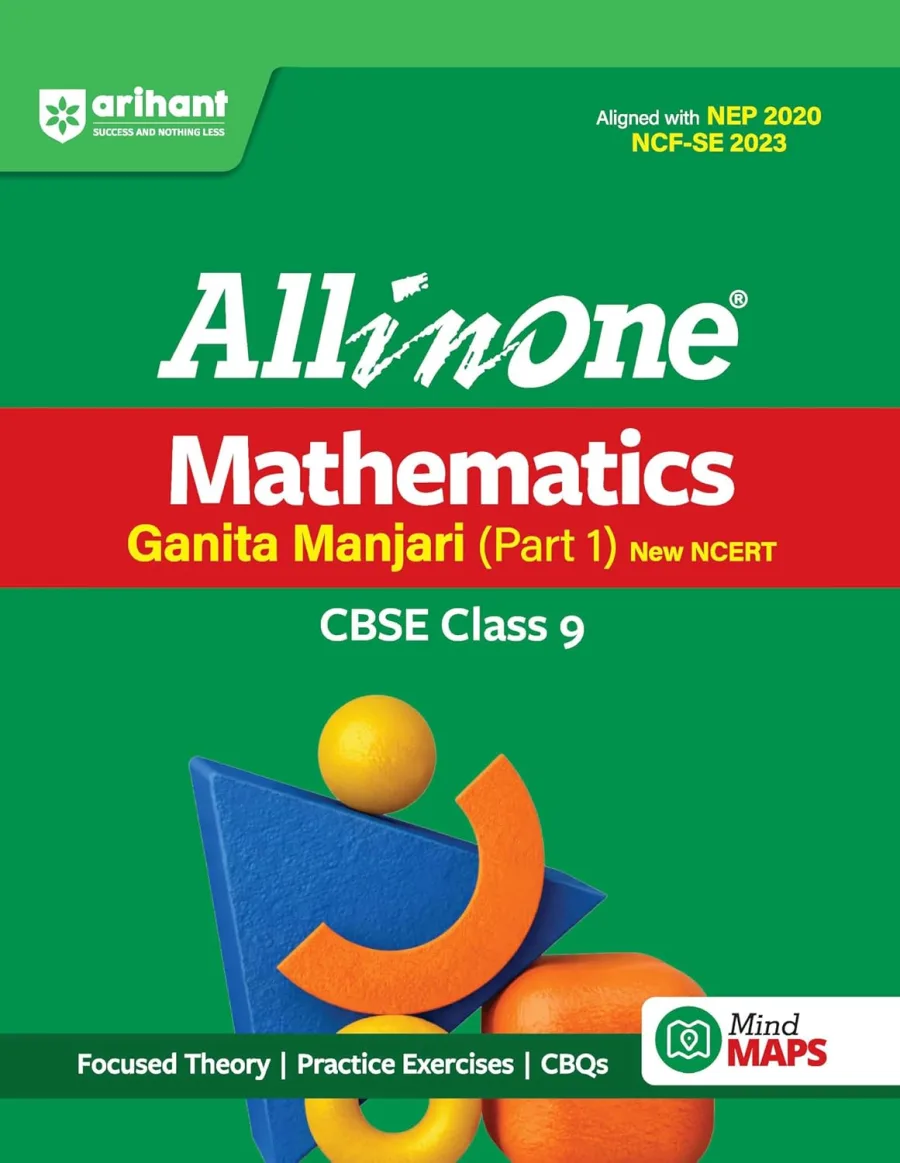 Arihant All in One Mathematics Ganita Manjari (Part 1) for CBSE Class 9 | New NCERT Based 2026