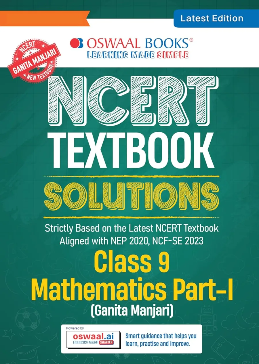 Oswaal NCERT Textbook Solutions Mathematics Part-1 (Ganita Manjari) , Class 9 (Latest NCERT)