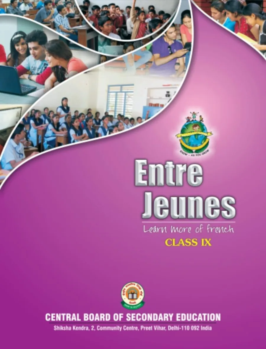 Entre Jeunes French Textbook for Class - 09