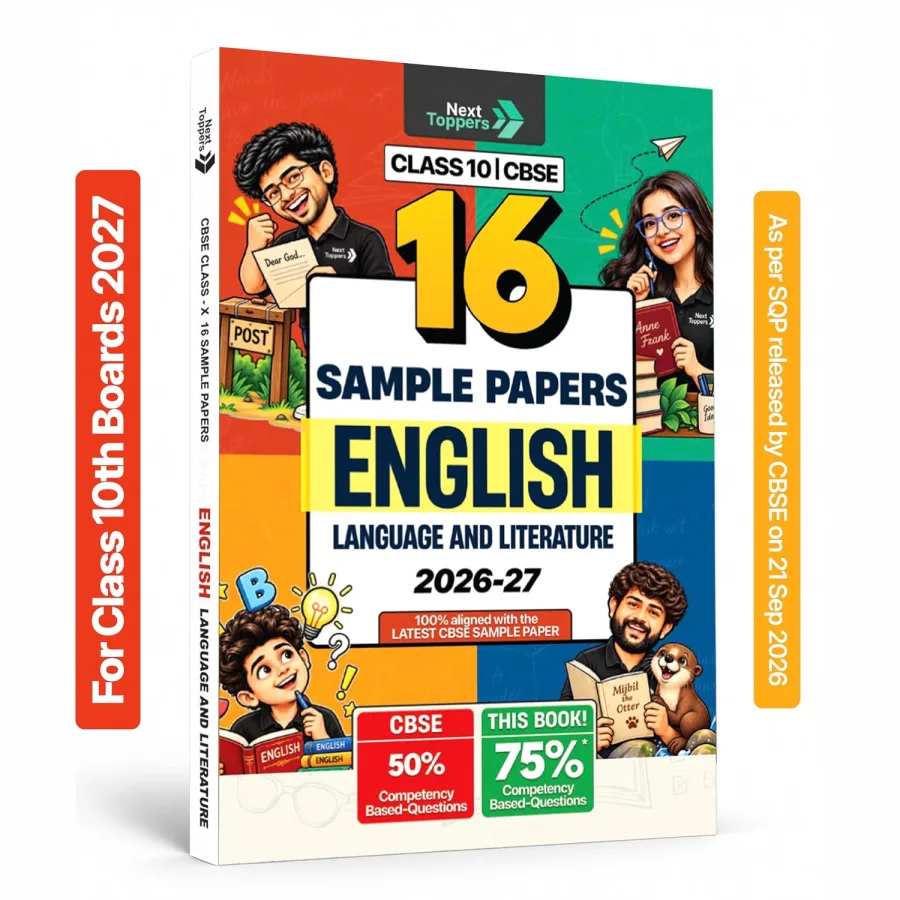 Next Toppers CBSE Class 10 English Language and Literature Sample Papers 2026-27 | 16 SQPs for Board