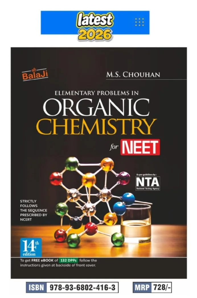 Balaji Elementary Problems in Organic Chemistry for NEET by M.S. Chouhan, 14th Edition, 2026