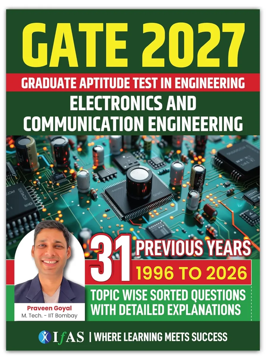 GATE ECE PYQ Book 2027 | 31 Years Topic-Wise Previous Year Solved Papers (1996–2026) with Detailed S