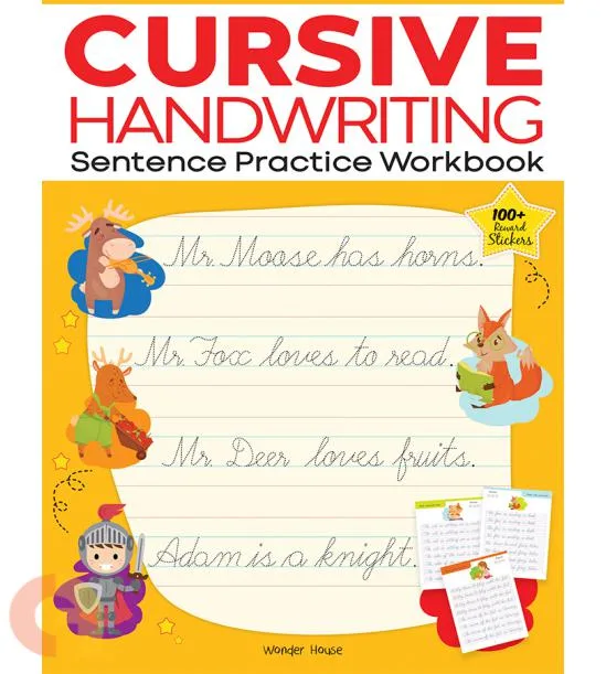 Cursive Handwriting for Kids: Sentence Workbook (Ages 6–10) | Bestseller for Fluent Handwriting