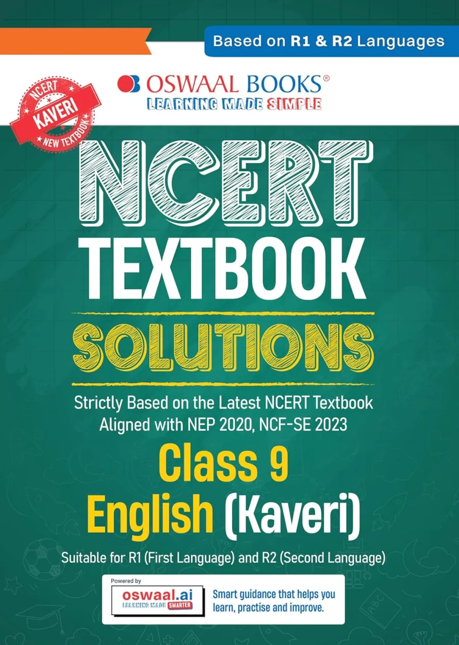 Oswaal NCERT Textbook Solutions English- Kaveri, Class 9 (Latest NCERT) Suitable for R1