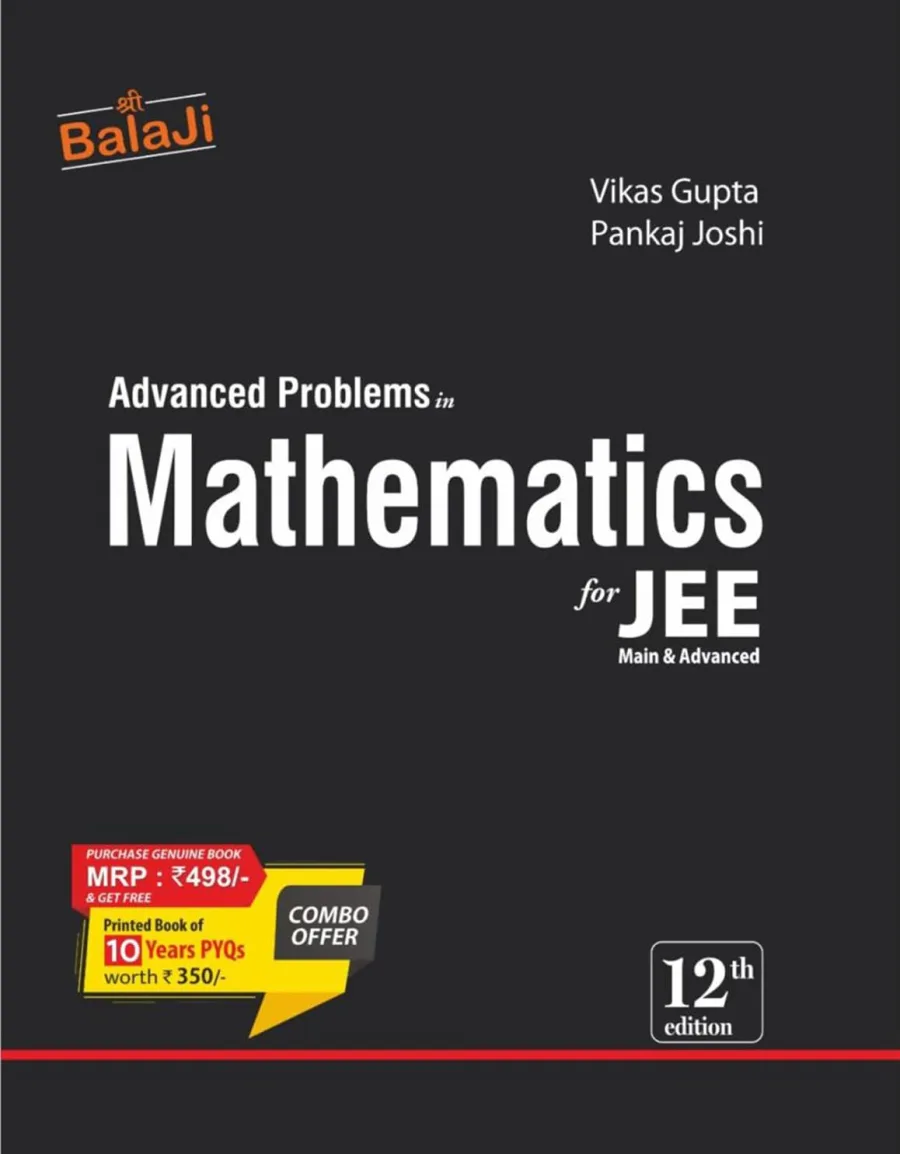 Advanced Problems in Mathematics for Jee (Main & Advanced) - 12th Edition, 2026 [Black Book]