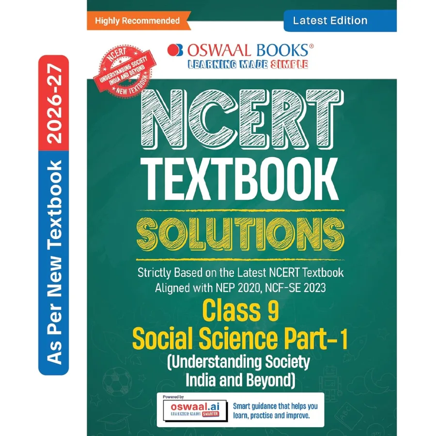 Oswaal NCERT Class 9 Textbook Solutions Social Science (Understanding Society India and Beyond)