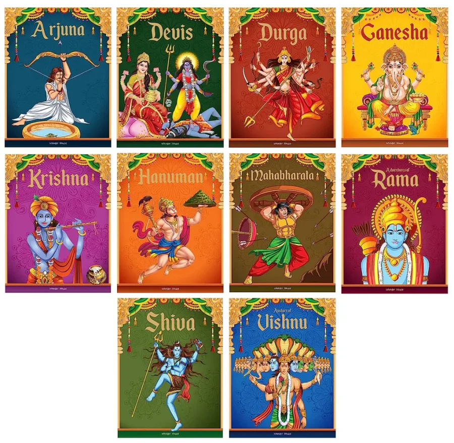 Tales from Indian Mythology: Collection of 10 Books