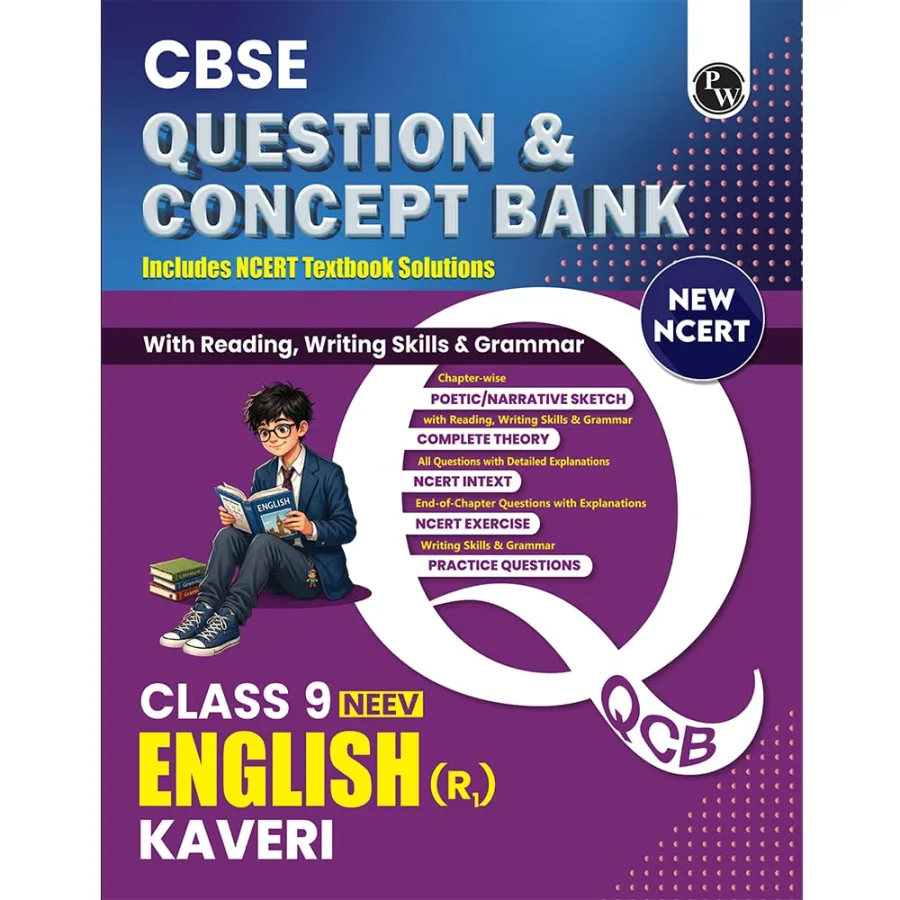 PW CBSE Class 9 English Kaveri New NCERT 2026-27 Question and Concept Bank with NCERT Textbook