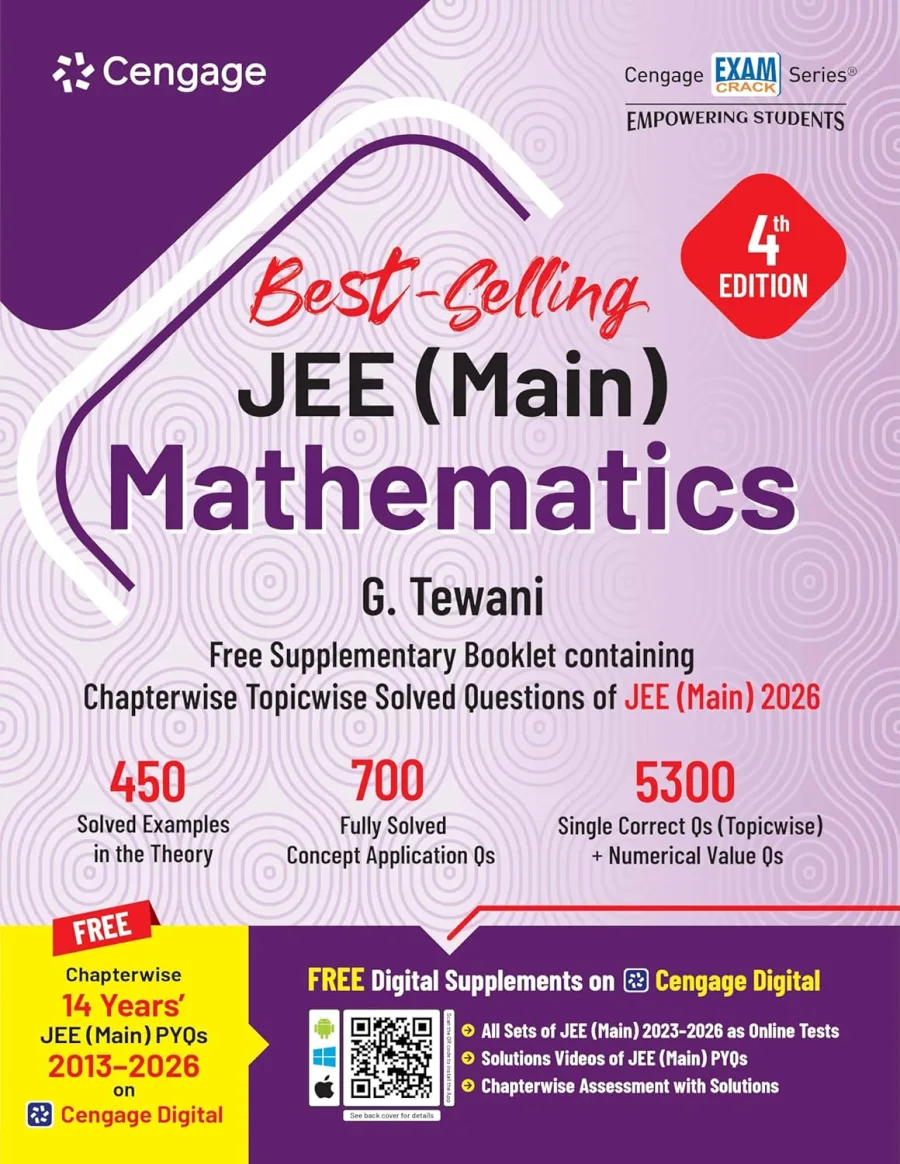 Cengage JEE Main Mathematics 2027 | Comprehensive Theory, Topicwise Questions & Chapterwise Topicwis