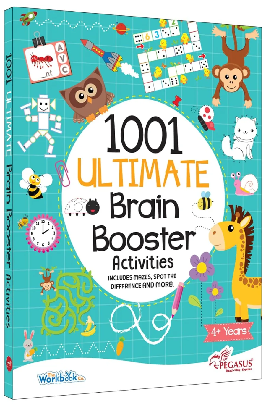 1001 Ultimate Brain Booster Activity book for 3 to 6 Years Old Kids |Enhance the Child Mind