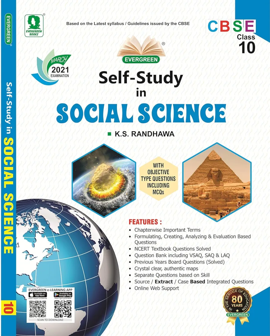 CBSE Self Study In Social Science: For Class 10 ((2018-2019) Session)