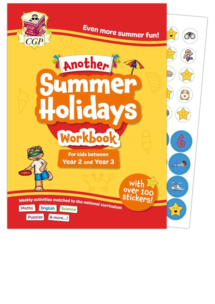 Another CGP Summer Holidays Activity Workbook – for kids between Year 2 and Year 3