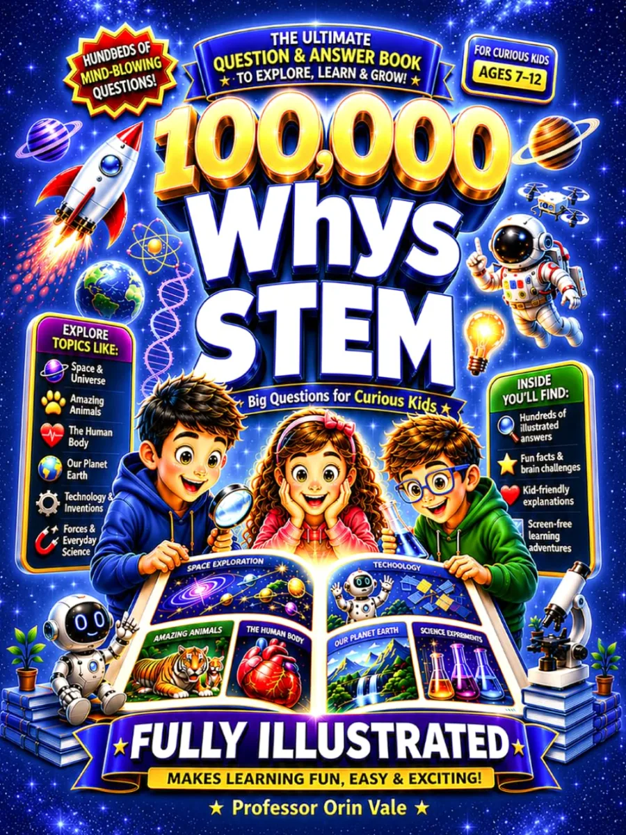100000 Whys STEM – The Ultimate Question & Answer Book for Curious Kids