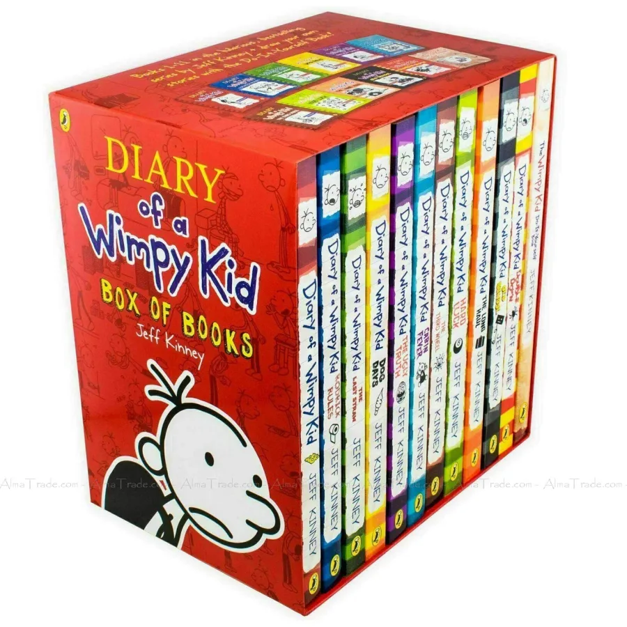 Diary of a Wimpy Kid 12 Books Complete Collection Set New