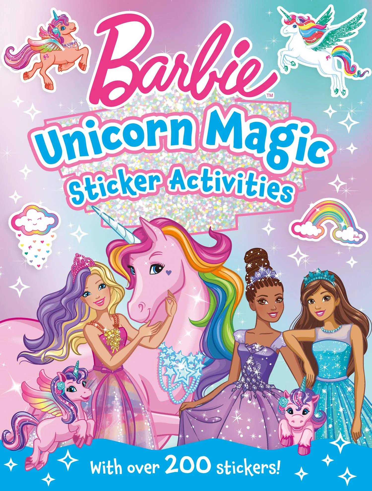 Barbie Unicorn Magic Sticker Activity Book