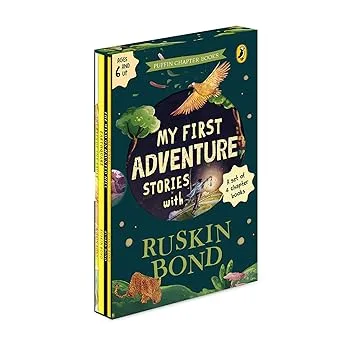 My First Adventure Stories: Ruskin Bond Boxset (Set of 4) Thrilling Illustrated Adventure Stories of Courage Curiosity & Exploration Perfect for Bedtime Reading and Classroom Storytelling Ages 7+
