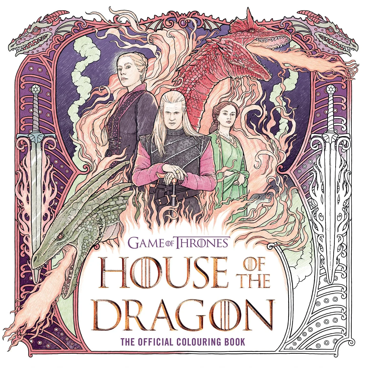 HOUSE OF THE DRAGON: THE OFFICIAL COLOURING BOOK