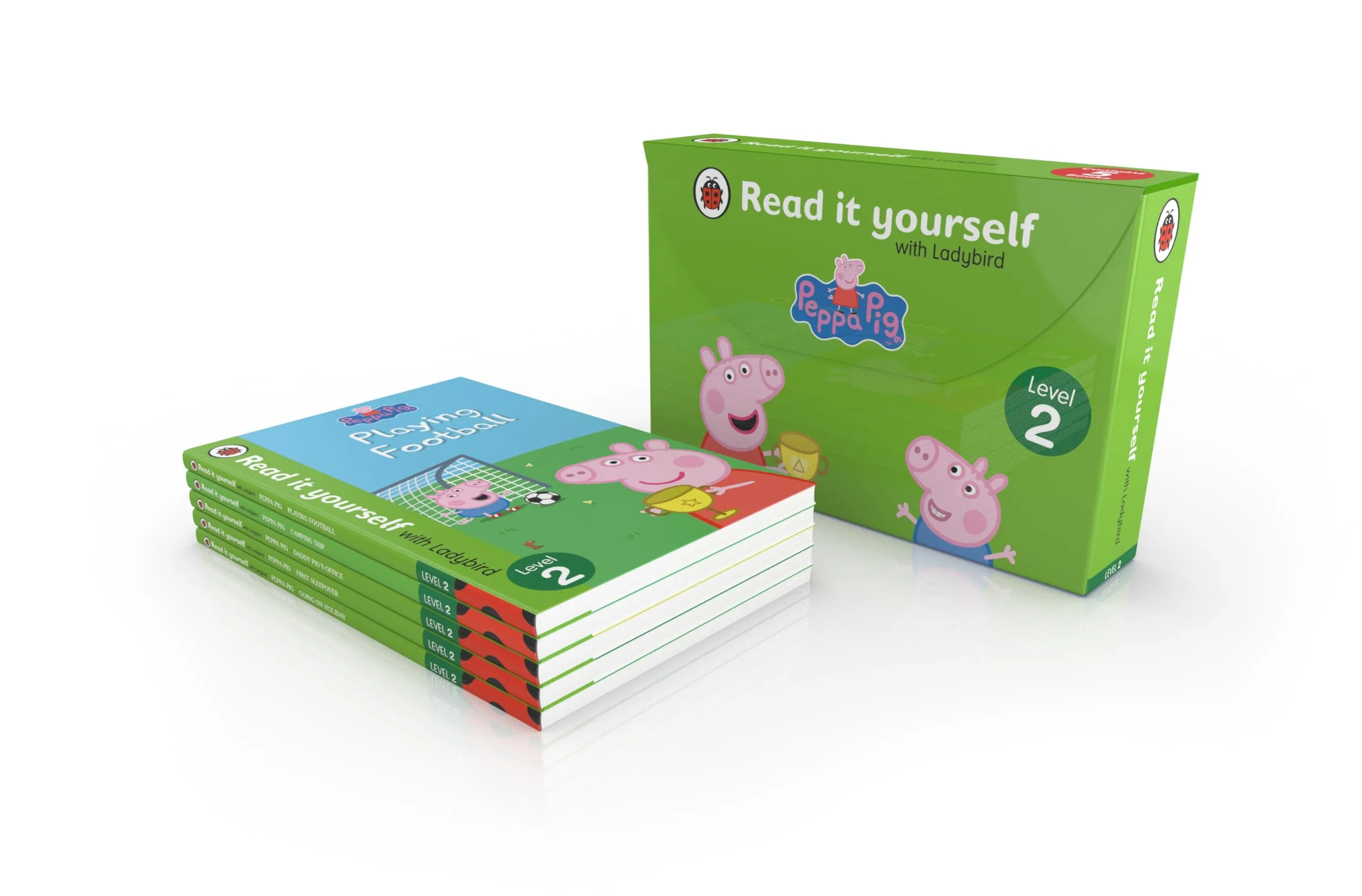PEPPA PIG READ IT YOURSELF TUCK BOX (LEVEL 2) 5 PEPPA RIY BOOKS IN TUCK BOX