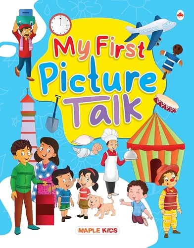 Picture Talk and Conversation Book for Kids (Colourful Pictures) - Age 2-6 Years - Good for Pre-schoolers Toddlers