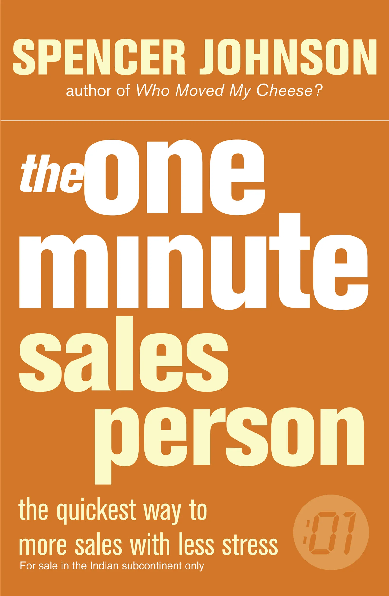 THE ONE MINUTE SALES PERSON