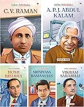 Story Books for Kids (Set of 5 Books) (Illustrated) - Indian Scientists - Biographies for Children - 6 Years to 10 Years Old - CV Raman Homi Bhabha Ramanujan Vikram Sarabhai Abdul Kalam