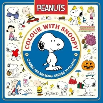 OFFICIAL PEANUTS-OFFICIAL PEANUTS: COLOUR WITH SNOOPY