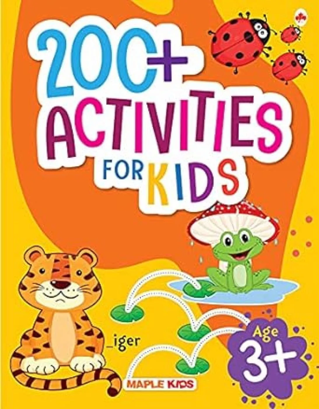 Brain Activity Book for Kids - 200+ Activities - Kids Activity Book - Early Learning - Activities for Children - Maths English Mazes Spot the Differences Word Search