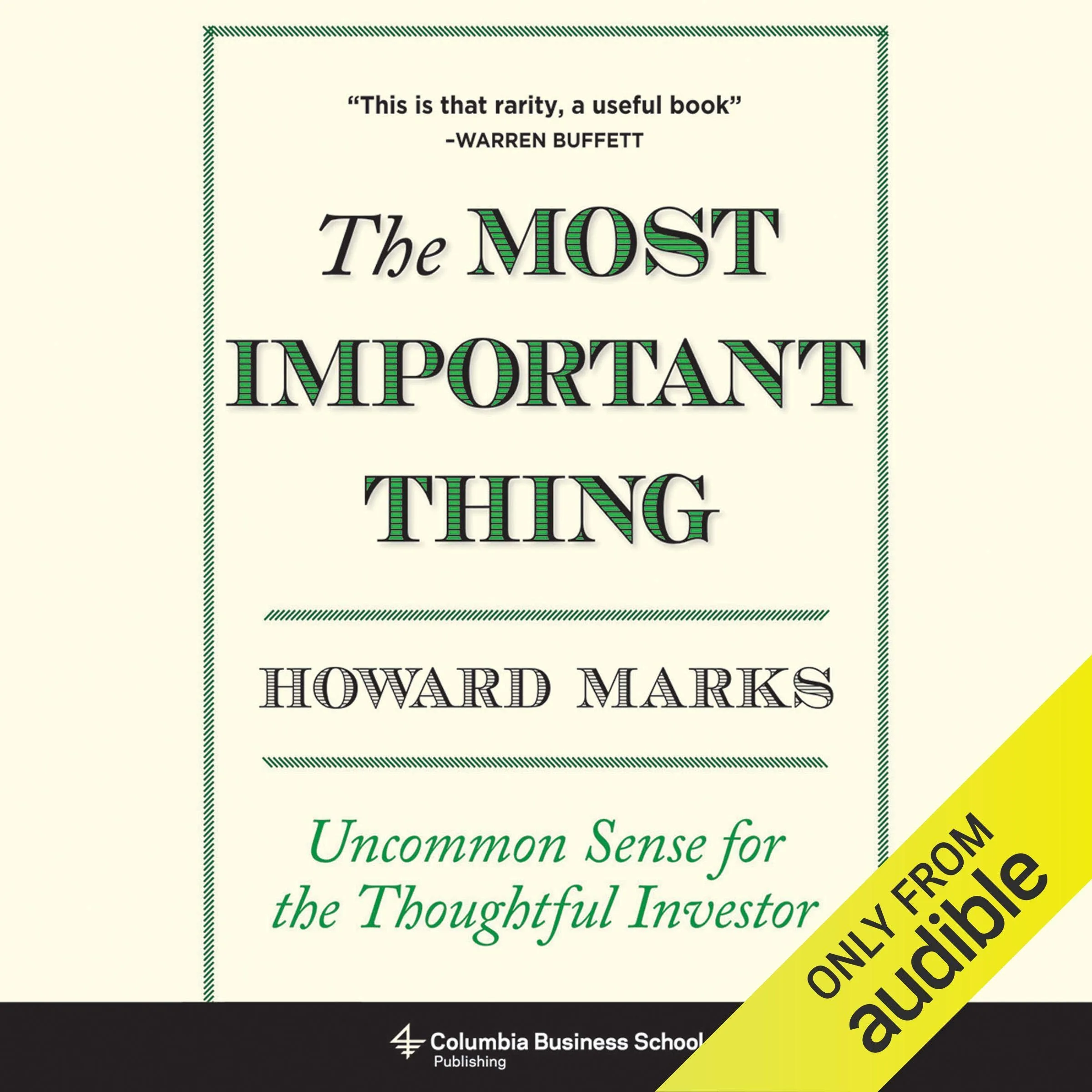 MOST IMPORTANT THING
