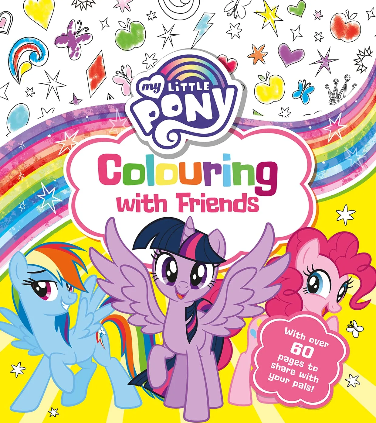 My Little Pony: Colouring with Friends: An official colouring book for pony and unicorn fans