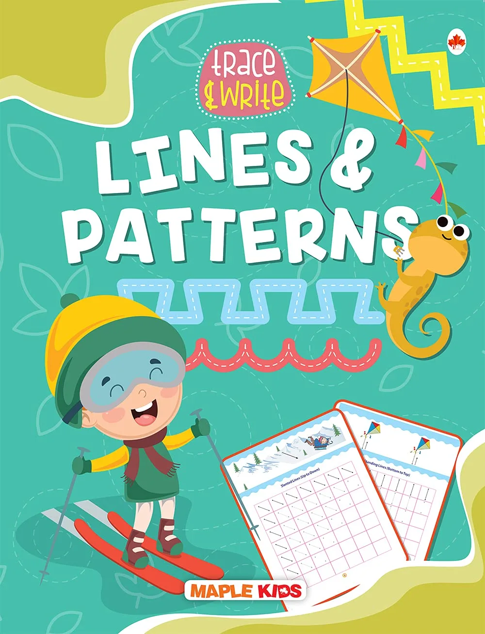 Lines and Curves - Pattern Writing - Writing Practice Book for Kids - 2 to 5 Years Old Kids - Learn and Practice - Tracing Book for Toddlers Nursery Pre School Children