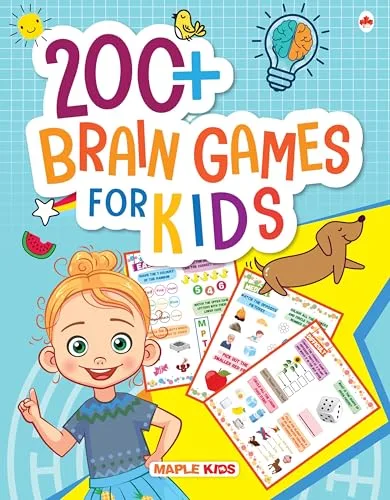 Brain Boosting Activity Book for Kids - 200+ Activities for Age 3+ - Kids Activity Book - Early Learning - Activities for Children: Maths English Mazes Spot the Differences Word Search