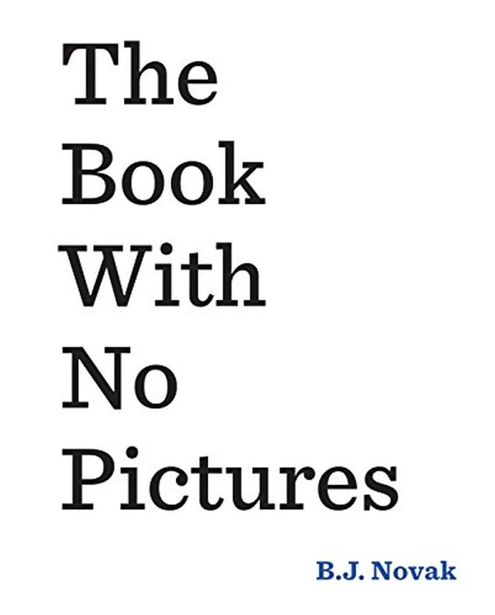 Book With No Pictures The