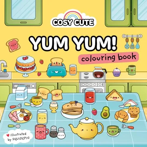 COSY CUTE — COSY CUTE YUM YUM: COLOURING BOOK